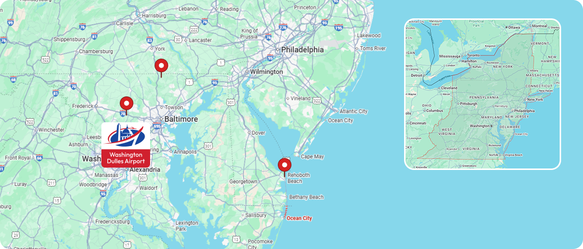 Ocean City map