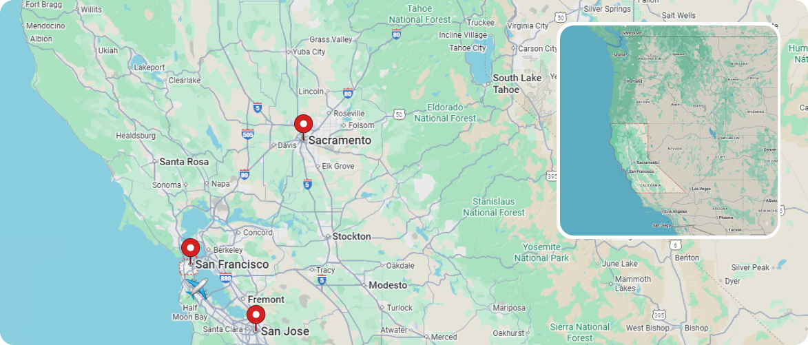 San Francisco map