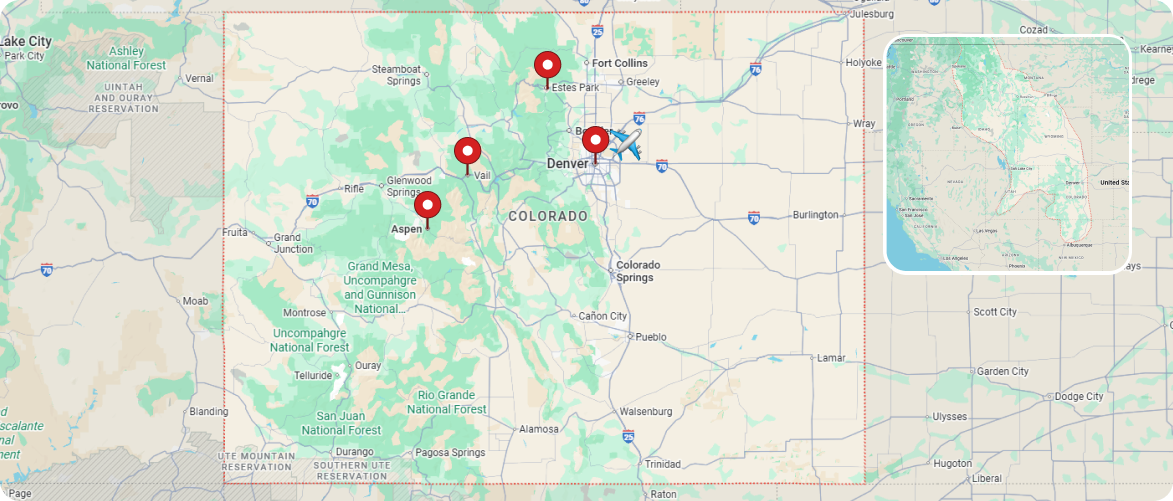 Colorado map